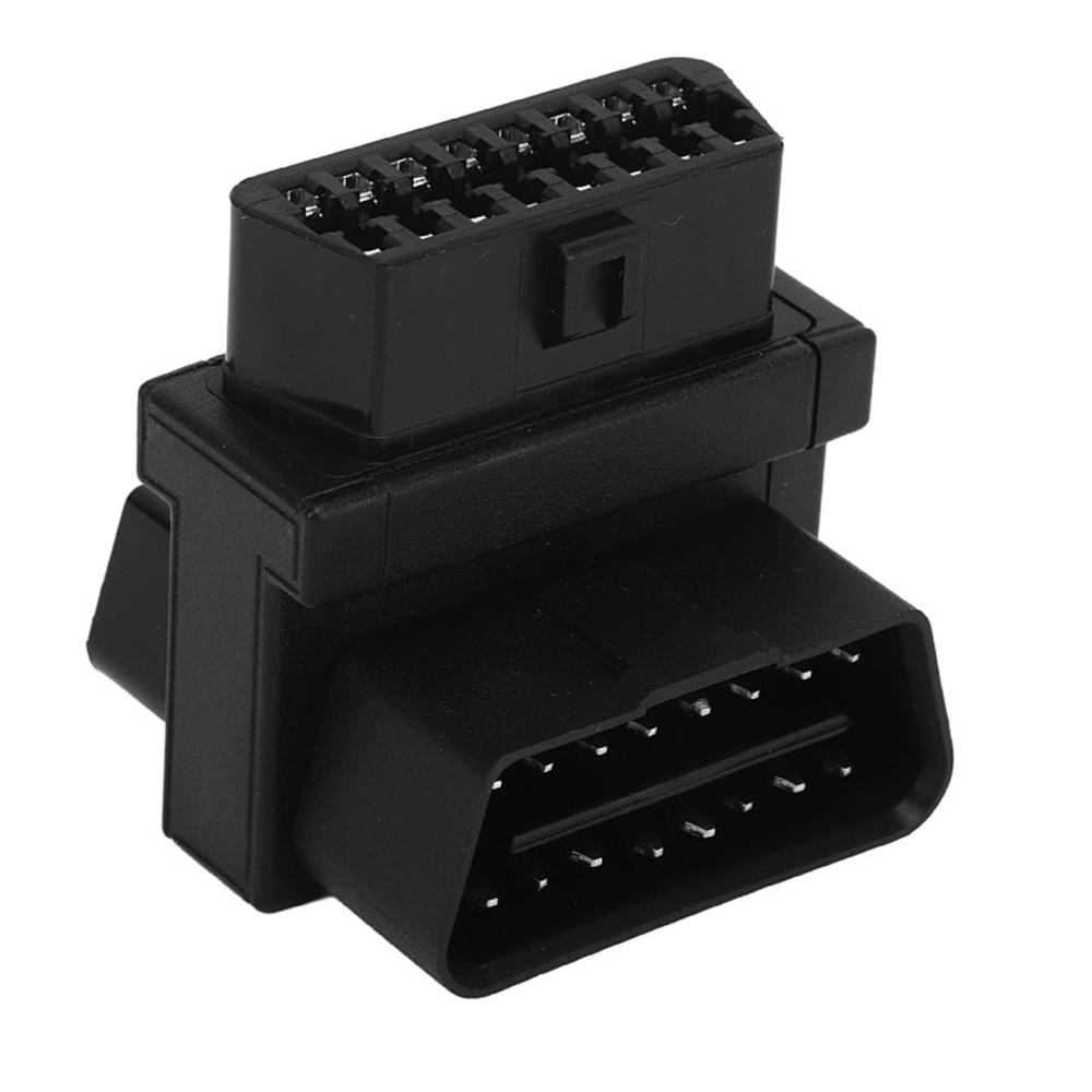 New OBD2 Adapter OBDII 16 Pin Male To 2 Female Plug Splitter Converter Connector