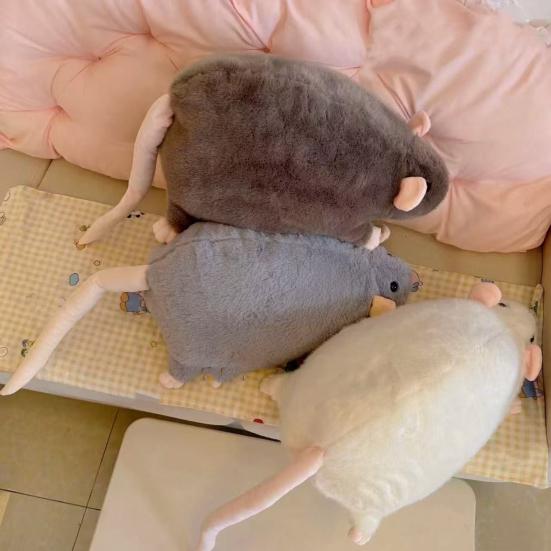 Large Mouse Plush Toy Realistic Rat Stuffed Animal Cute Mouse Plushie for Prank Gags Unique Gift for Rodent Lovers