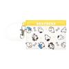 Pass Commuter Pass Card 2 Synthetic PU with Coil Brother Face [Snoopy] Case, Holder, Case, Cards, Leather, Leather, Mini, Small, Chain, Simple, 0096,