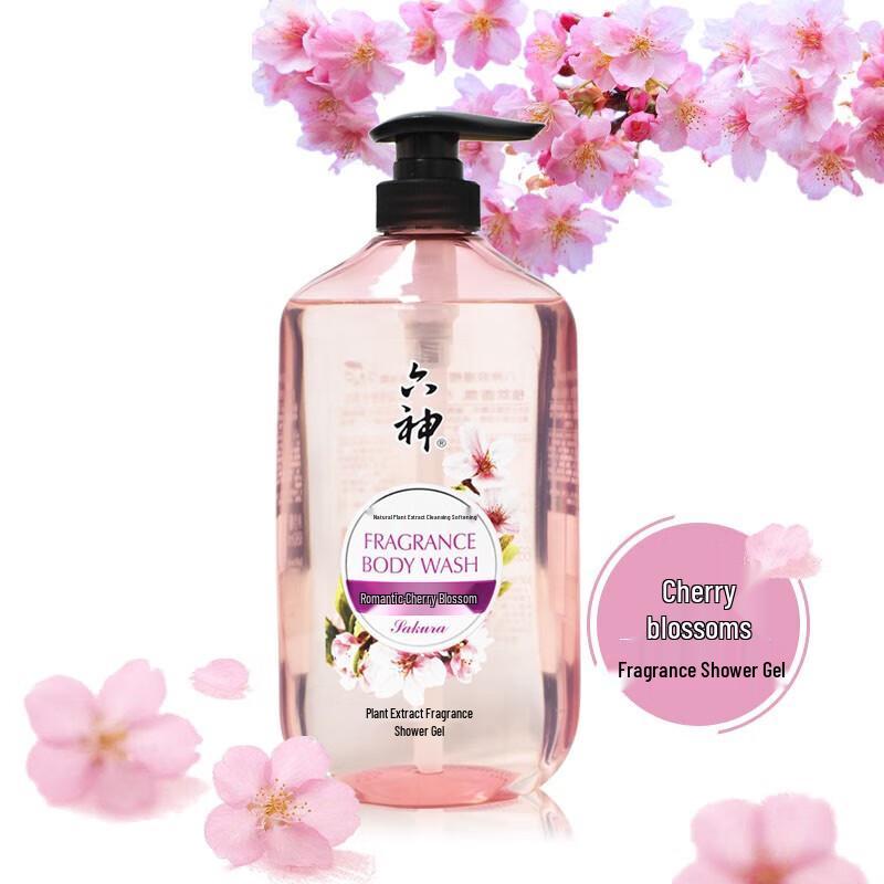 Liùshén Romantic Cherry Blossom Shower Gel