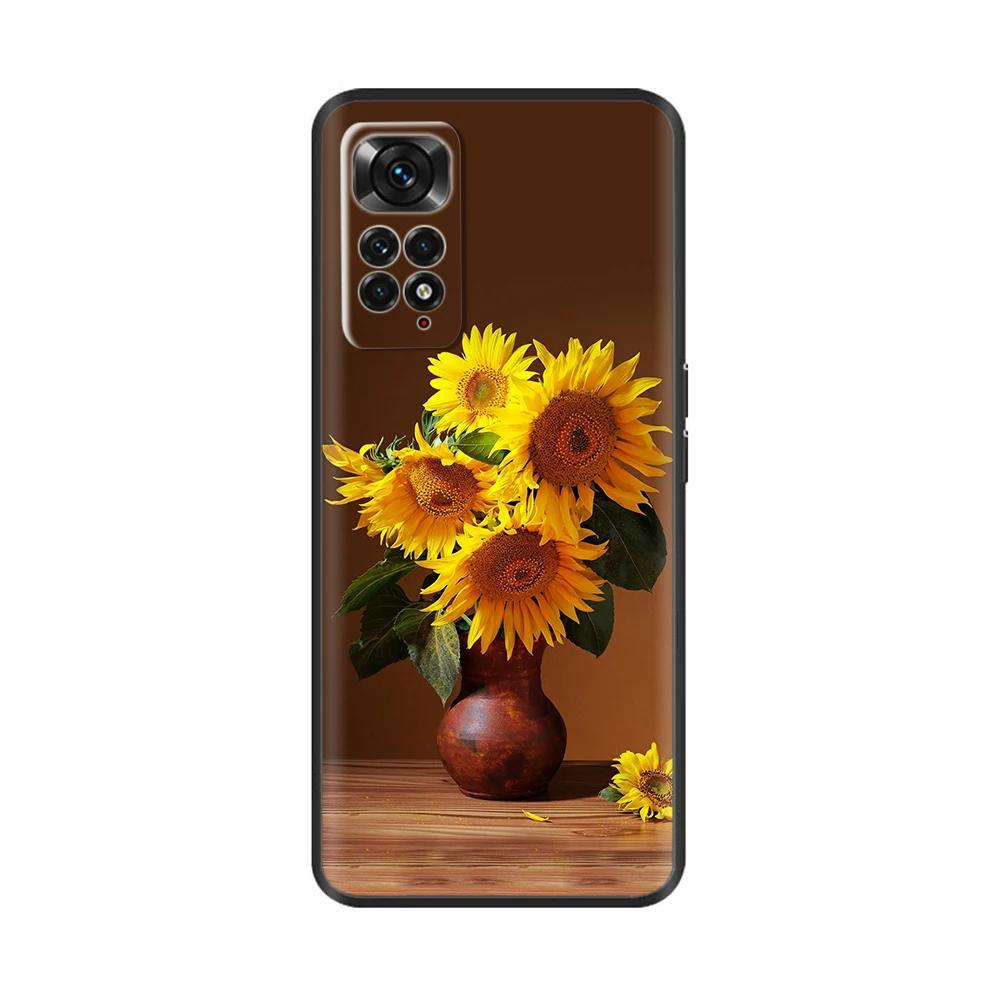 Hülle Für Xiaomi Redmi Note 11 11S Weiches Flüssigsilikon Cartoon Hülle Für Redmi Note11 Pro Plus Fundas Gemustert Vollschutz