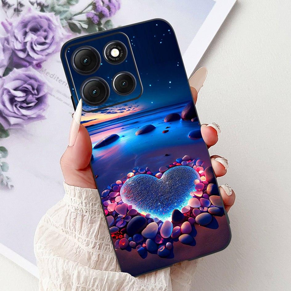 For Motorola Moto G86 Power 5G Case New Fashion Flower Bamboo Cat Cartoon Soft Silicone Back Cover For Moto G86 Power 2025 Coque