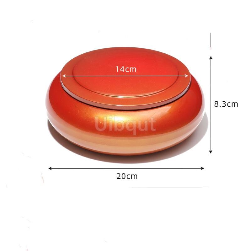 Japanese Sushi Bucket Sashimi Seafood Dish Cuisine Fruit Food Tray Salmon Ice Plate Round Box with Lid Lunch Box Dim Sum Box