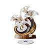 Delicate Flower Pattern Optional Acrylic Display Stand Rotates Desk Ornament 2D Flat Acrylic for Home Decorations