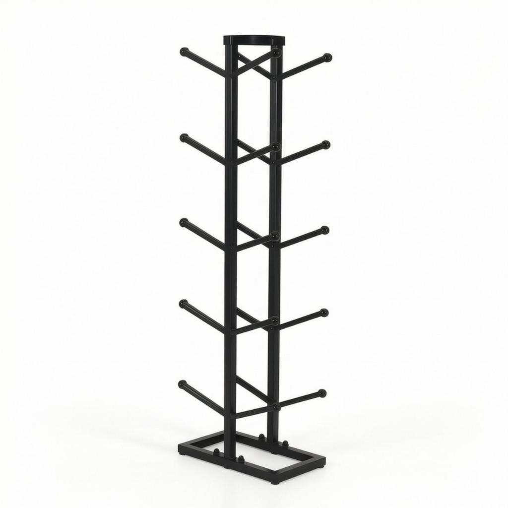 Freestanding Ball Storage Rack Five-Tier Floor-Standing for