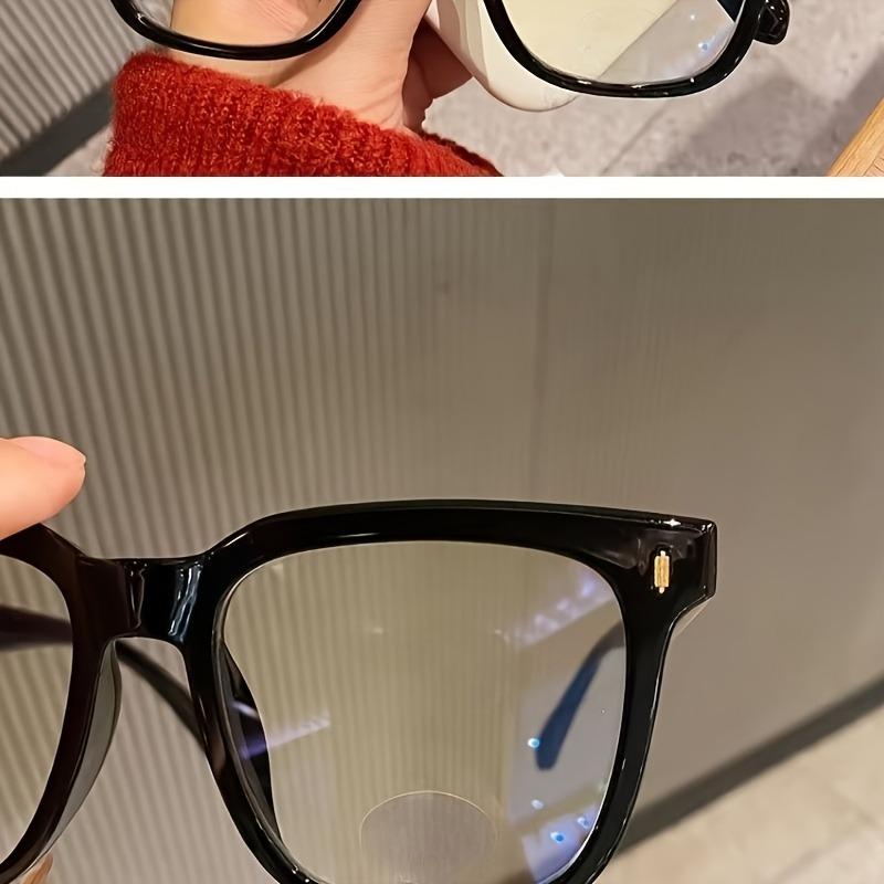 1 Pair of Sleek Cyberpunk Style Square Glasses - Comfortable PC Frame, TAC Lenses for Clear Vision, Perfect for Daily Wea