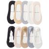 Women's Summer Ice Silk Low-Cut Invisible Lace Socks - Breathable, Anti-Slip, Super Thin