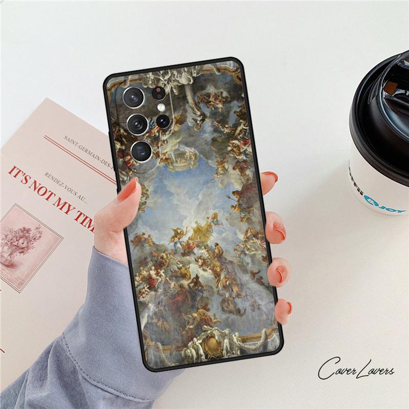 Renaissance Art Painting Phone Case For Samsung Galaxy S24 S25 S23 S22 Ultra Note 10 20 Plus S20 S21 FE Cover