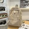 Schulranzen Corduroy Rucksack Einfacher Rucksack mit großem Fassungsvermögen Koreanische Version Tägliche Pendler Rucksack Damen Mori Mehrzweck Reise Schultasche