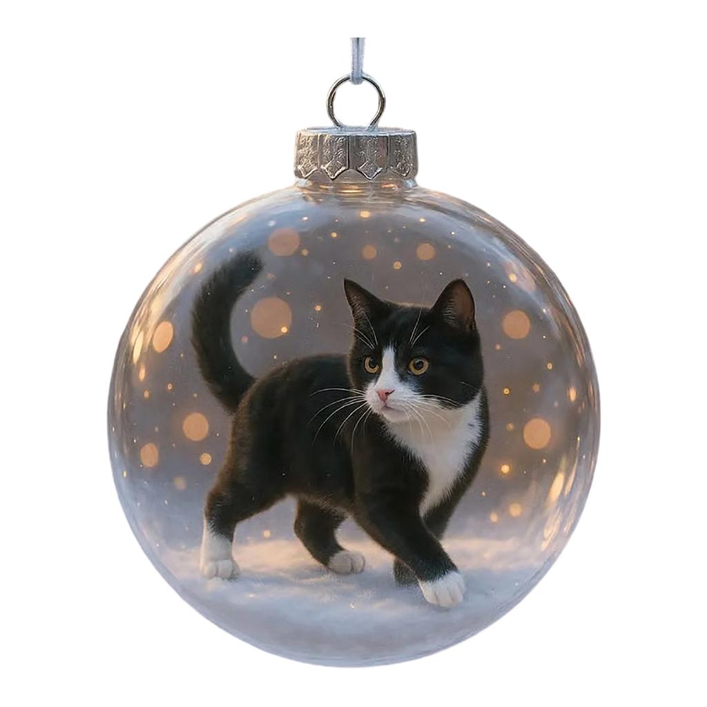 Cute Christmas Ball Ornament Themed Christmas Tree Decoration Hanging Ornament