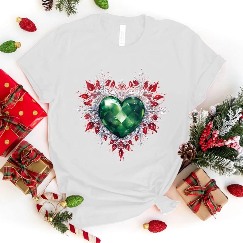 

Hot Christmas Love Graphic T Shirt Women S Fashion T-Shirts Short Sleeve Shirts Mama Summer T-Shirts Plus Size Tops Cool T Shirt XXXL золотой