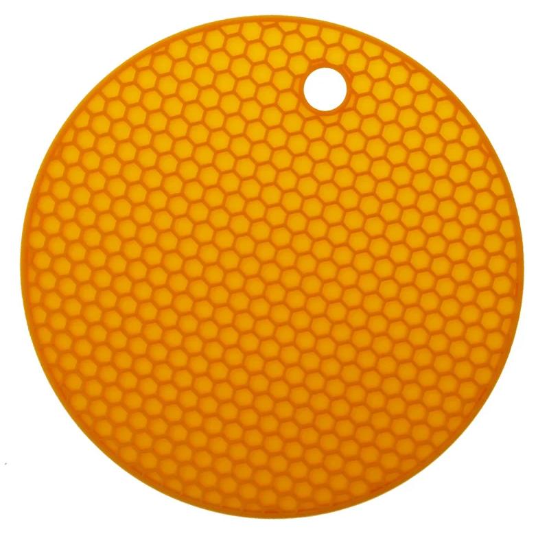 

Силиконовый коврик с сотовым дизайном – утолщенная противоскользящая теплоизоляция и компактное решение для подвесного хранения 14.2cm оранжевый