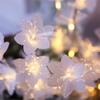 Fiber optic flower branch light battery powered for room parties Christmas holiday decorations home indoor lighting
