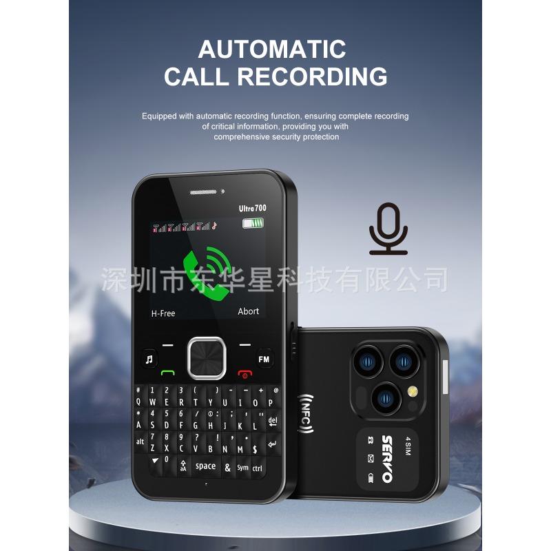 Tastenhandy für Senioren 4 Kartenfunktion Maschine NFC-Zugangskontrolle 2G Ersatzhandy