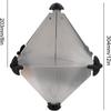 Acouto Reflectors 10pcs Aluminum Octahedral Type Reflectors 12x12 Inches for Sailboats Motorboat
