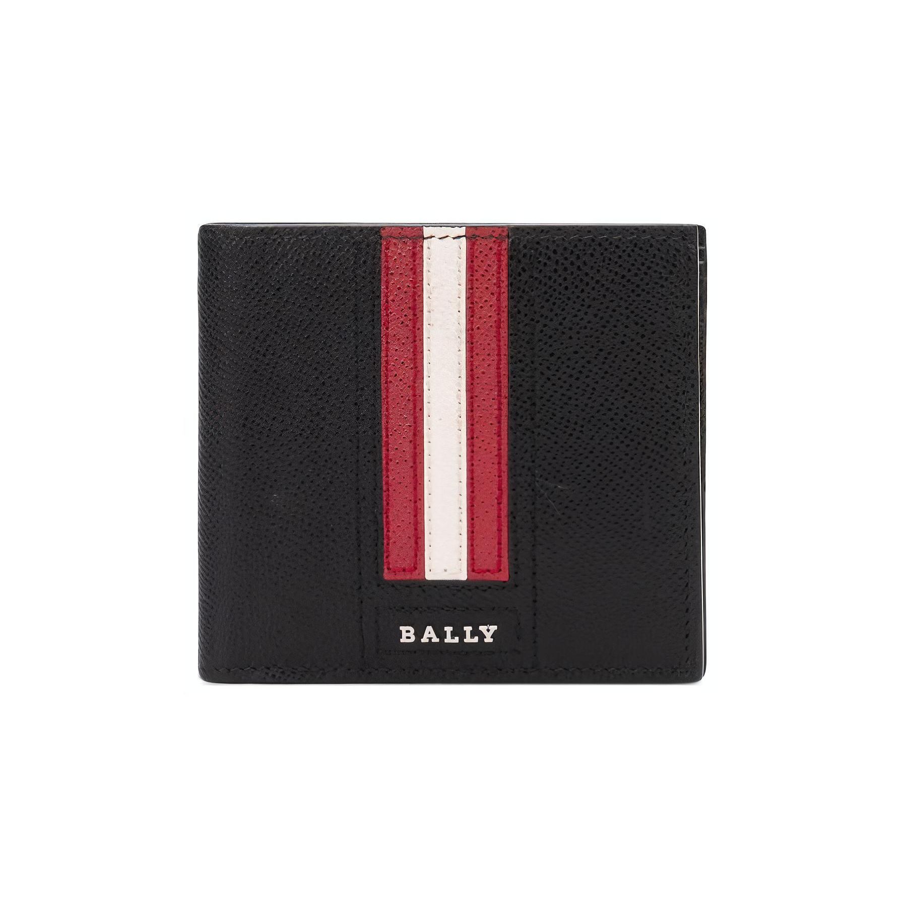 Bally Minimālistiska Modes Dubultā Locīšanas Ādas