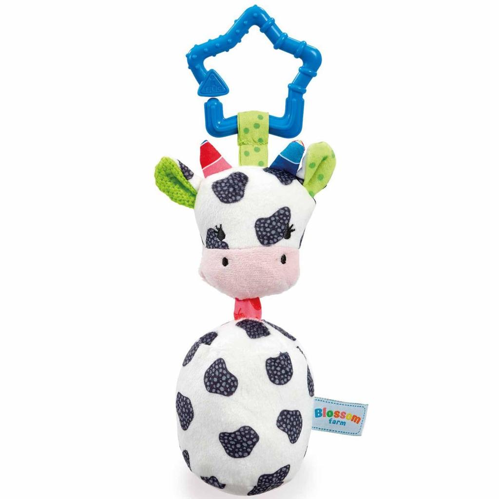 Early Learning Center Swaying Rattle Cow Martha with Clip Baby Toy Rattle Rattle Baby Toy Baby Gift 200754 Genuine Product