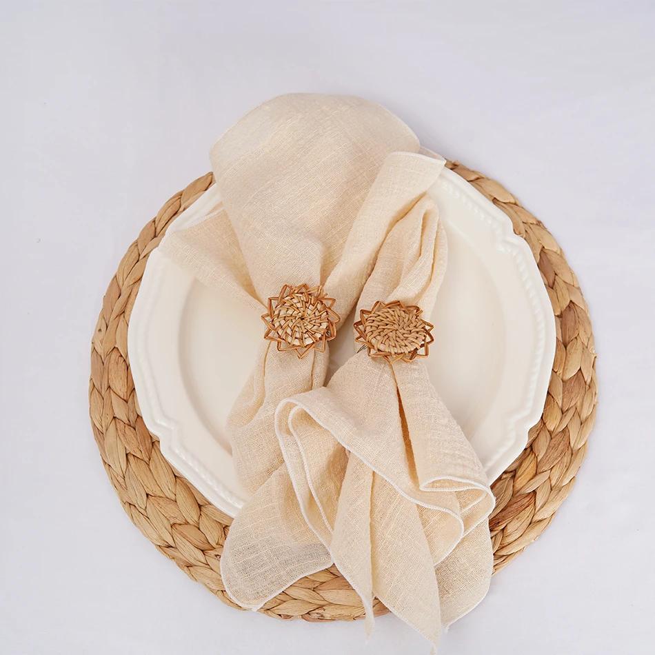 50PCS Cotton Sewing Cloth Napkins,50x50cm Durable Sage green Table Napkin, for Wedding Kitchen Party Birthday Decoration