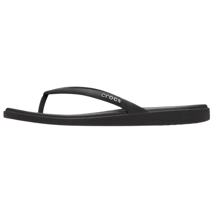 Crocs Miami Flip Fashion Comfortable Anti-Friction Flip-Flops Unisex Footwear Black 211435-001 39-40