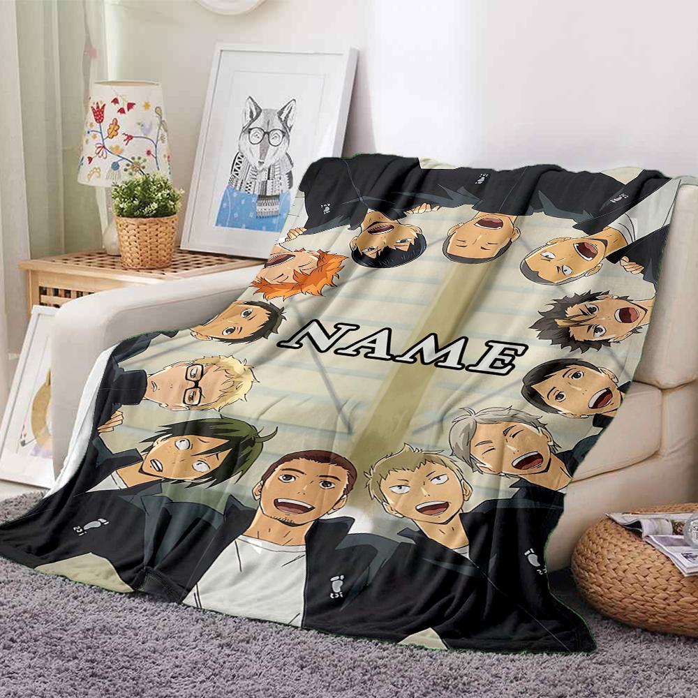 Custom 1pc Volleyball Player Action Blanket, Soft And Comfortable Blanket, Casual Warm, Camping Travel Blanket, Birthday Gift Q91274