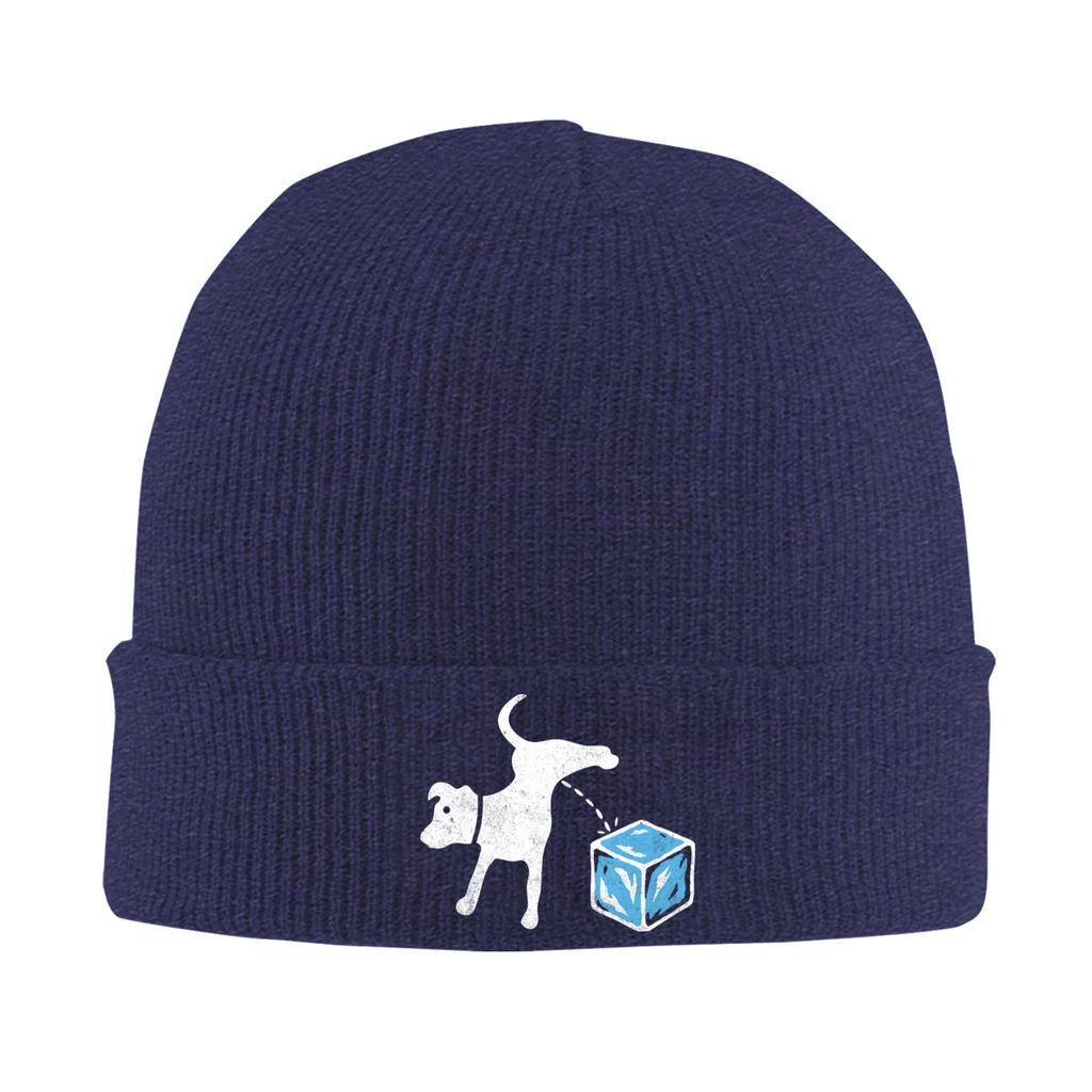 Anti ICE Dog Beanie Hats  Bonnet Hats Unisex Adult Casual Kpop Knit Hat Winter Design Elastic Caps