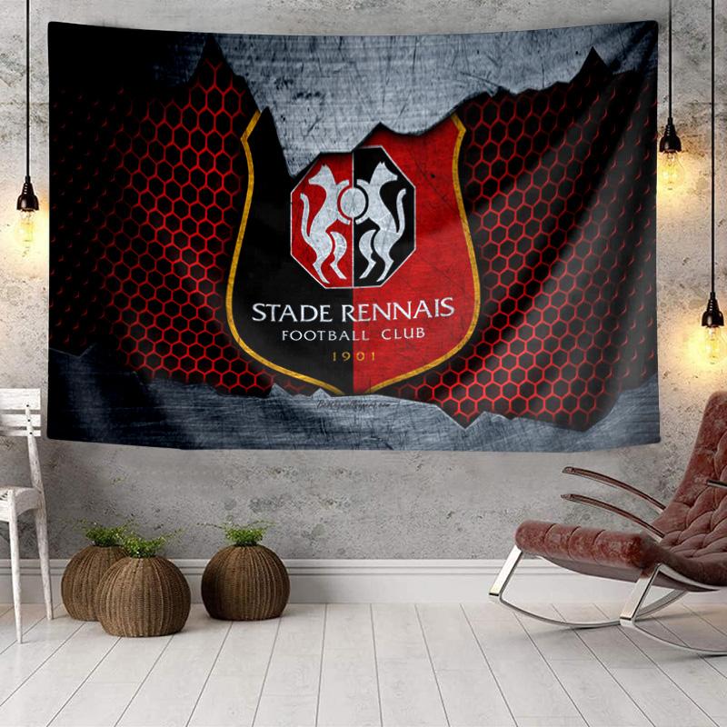 Stade Fc Emblem Tapestry, Unique Design Tapestry, Wall Decor for Bedroom,Livingroom, Playroom,Heartwarming Fan Holiday Gifts