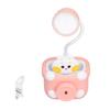 Desk Lamp LED Light Source Convenient Cute Pattern USB Charging Pen Holder for Home Decoration Gift