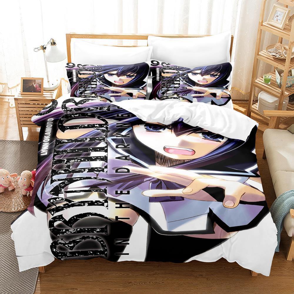 3d Print Anime Brynhildr In the Darkness Bedding Set Single Twin Full Queen King Size Bed Set Adult Kid Bedroom Duvet Cover Sets