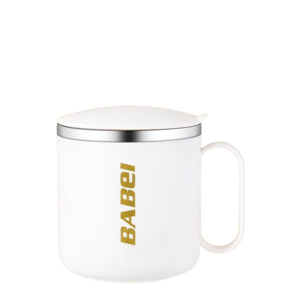 Double-Layered Thermal Mug 304 Stainless Steel Coffee Cup Portable Milk Tea Cup  Office