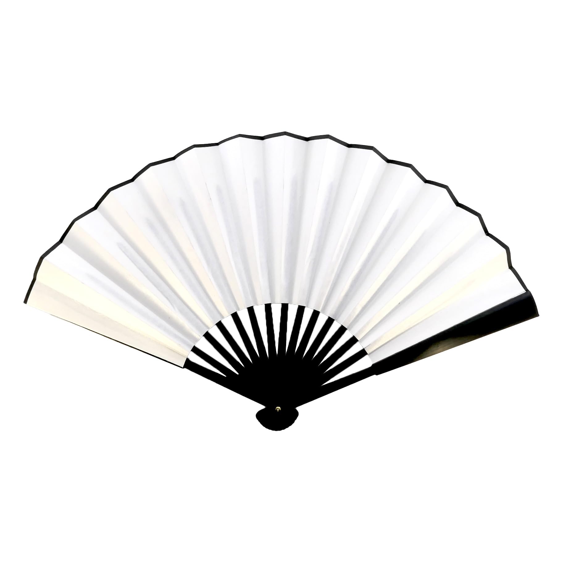 

Decorative Fan, Large, 33cm, White, 504999, Perfect for Display, Large Jumbo Japanese Fan