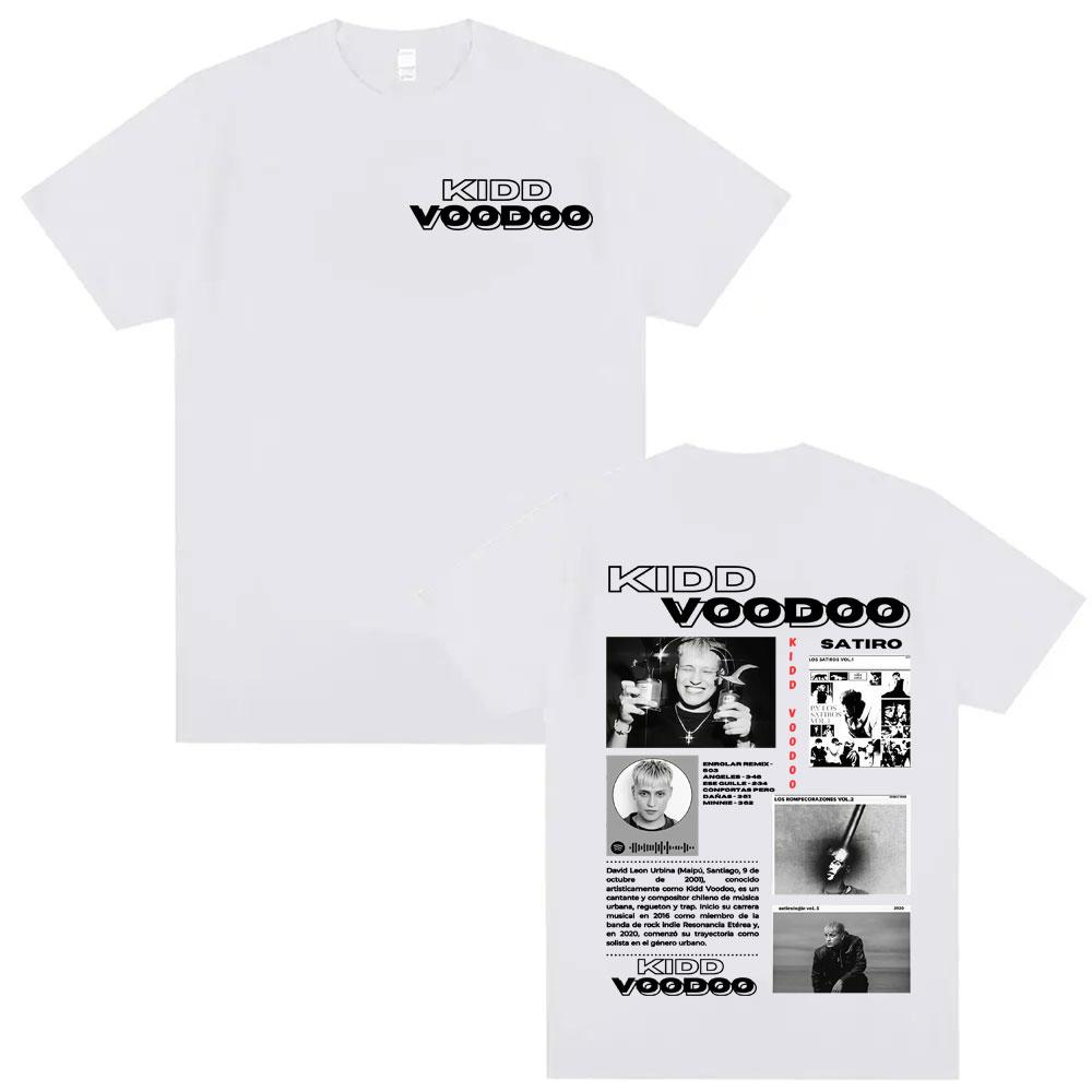 Kidd Voodoo Satiro Tour 2025 Graphic Tee Shirt Unisex Women Vintage Harajuku Hip Hop Tshirt High Quality Oversized Classic T Shirt