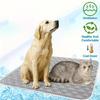 Cooling Pet Mat Breathable Washable Summers Pad Cats Cats Auto Cool Blanket for Crates and Bed Sleeps