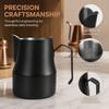 Stainless Steel Milk Frothing Pitcher Black Color Coffee Frothing Jug  For Bar