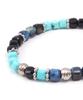 Polalita Black Türkiye Blue Mix Bracelet (Plt-Br-073_Bl)
