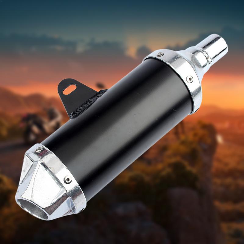 Motorcycle Muffler ATV Motorcycle Muffler Exhaust Aluminum Alloy Motorcycle Exhaust Muffler Pipe ATV Motorcycle Muffler