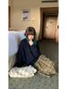 Rainy Nordic Round Neck Chunky Cable Knit Sweater for Women Autumn Winter Loose Ribbed Knit Top Soft and Fluffy Textural Top