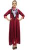 Bimba Asymmetrical Hem Maroon Rayon Kurta With Scarf Designer Kurti Clothing -