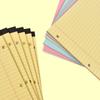 KAISA A4 Flip-Top Notepad - Multi-color, Tear-Off, Sectioned Design
