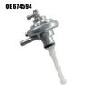 Fuel Tap Petcock For Piaggio For Aprilia Motorcycles Model 674594 Compatible With ET2 ET4 LX50 Carbureted Versions 2004 2017 Fuel System 2
