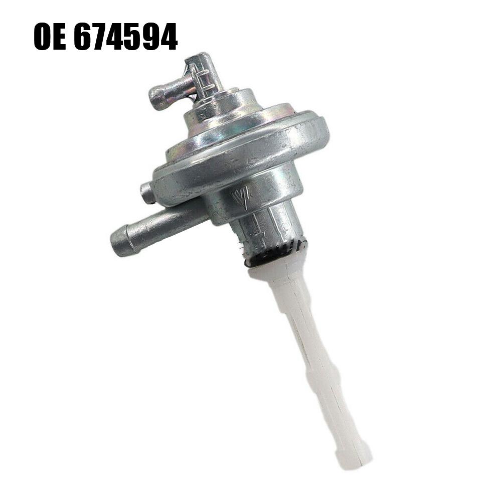 Fuel Tap Petcock For Piaggio For Aprilia Motorcycles Model 674594 Compatible With ET2 ET4 LX50 Carbureted Versions 2004 2017 Fuel System 2