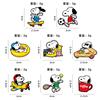 Cute cartoon Snoopy series metal badge set brooch creative animation children's gift accessories