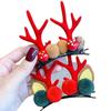 2024 Weihnachts-Rentier-Geweih-Haarspange für Kinder
