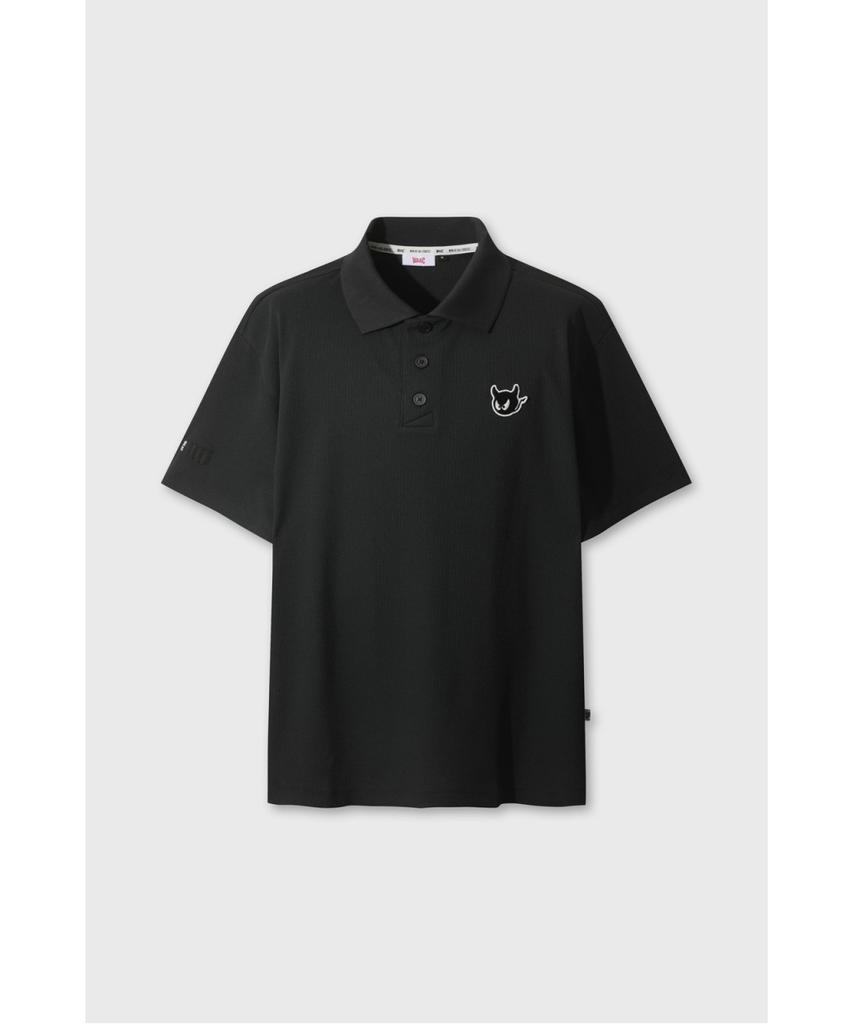 WAAC Men Signature Loose-Fit Cooling Polo Wmtcm26908Bkx