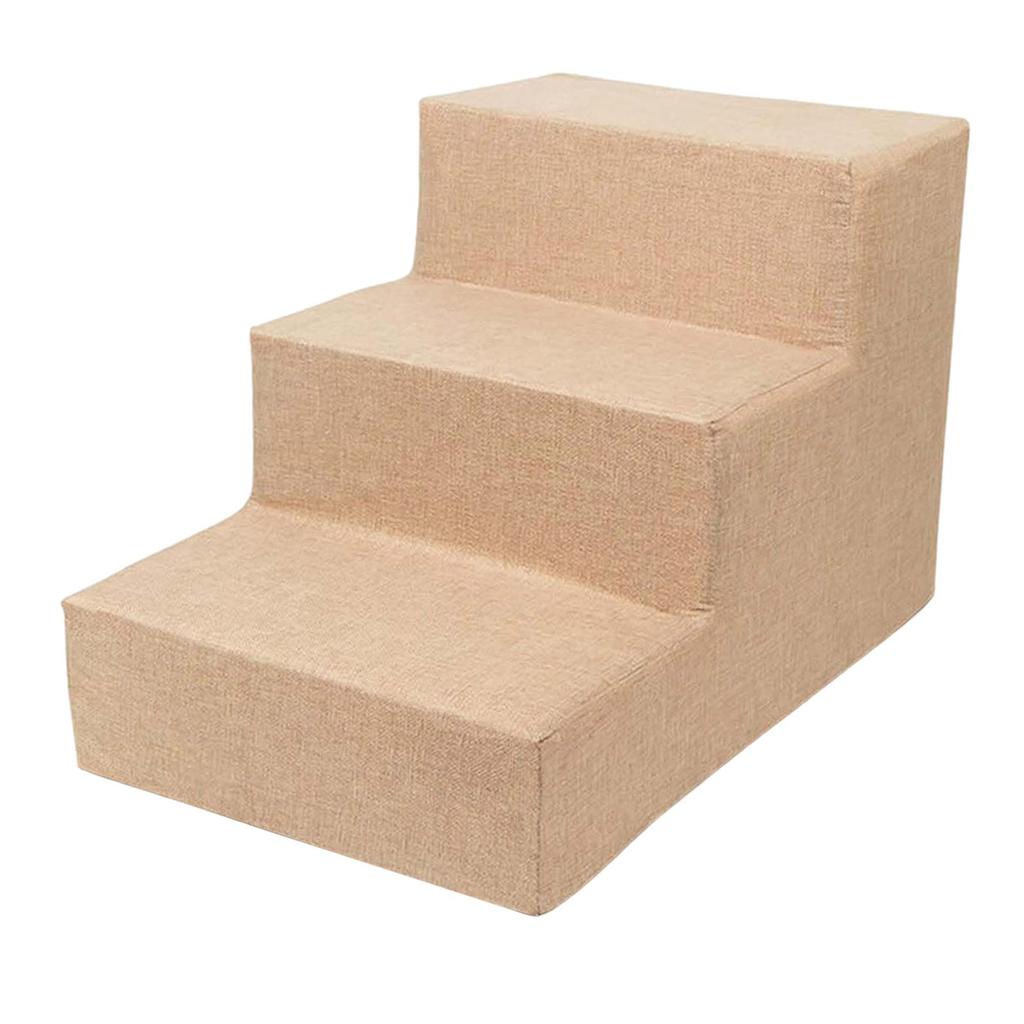 Pet Steps, Washable Removable Cover Ladder Ramp for Kitten High Bed Climbing Cats Non Slip