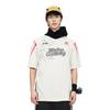 Li Ning Sports Lifestyle Series WBG Team Casual Letter Print Crew Neck Short Sleeve T-Shirt Men Tops White ATST759-1