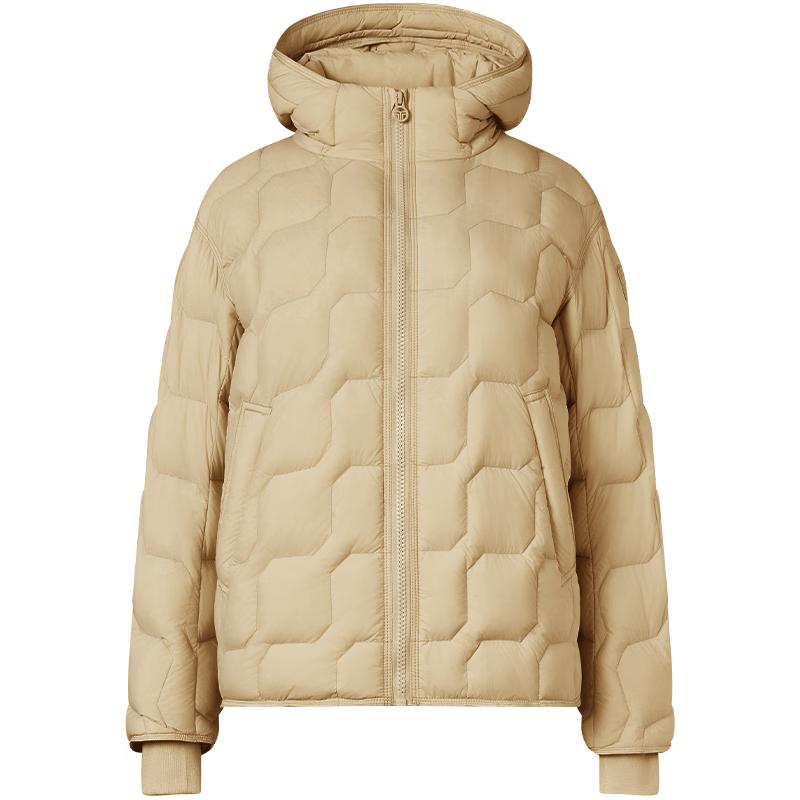 Tamboer Women's Lightweight Petite Hooded Down Jacket 330216Z