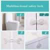 Child Lock Door Lock Drawer Lock Child Safety Door Lock Baby Guard Safety Lock Drawer Stopper Refrigerator Kitchen Safety Lock