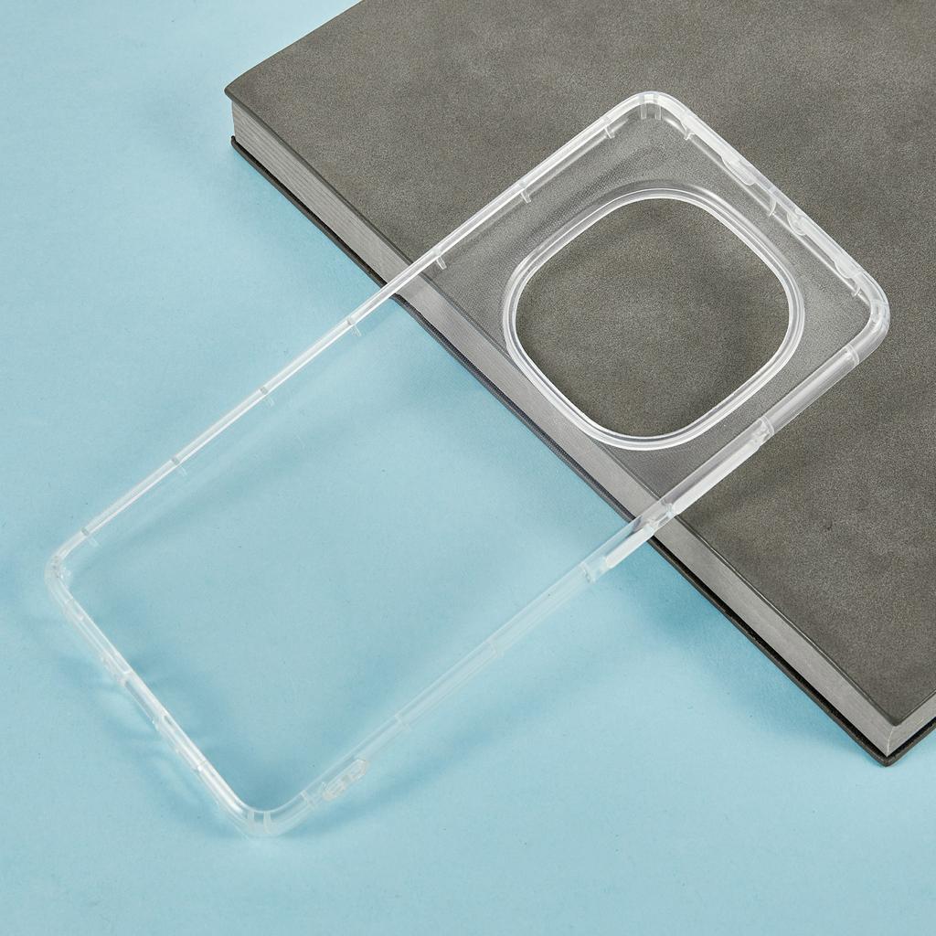 For Xiaomi Redmi Note 14 Pro 5G/Poco X7 5G Case Transparent TPU Phone Back Cover Airbag Protection