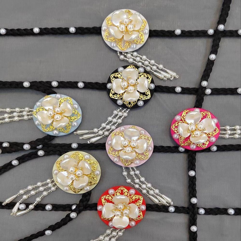 Tassel Korea Ethnic Style Hairband Flower Stage Dance Hair Hoop  Hanfu Accessories