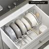 Smooth Polishing Pot Lid Storage Rack Kitchen Drainage Storage Rack  Kitchen Organization